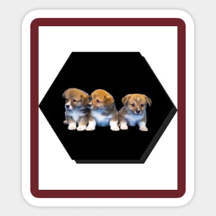 puppies Sticker